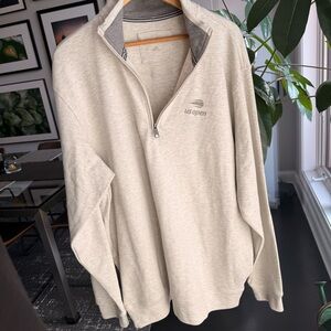 Camp David US Open Soft Men’s Quarter Zip Tennis Sweater